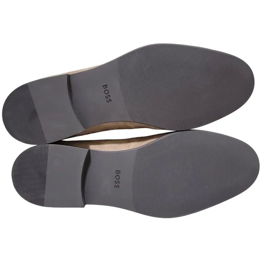 BOSS by Hugo Boss Men Gavrie Slip On Penny Loafer Size US 9 EU 42 Medium Beige